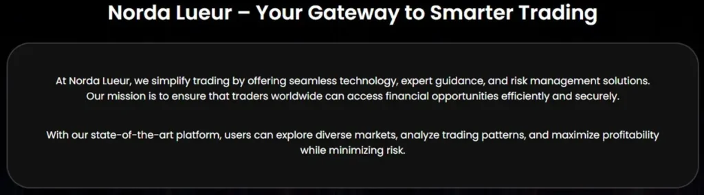 NordaLueur.com Review The Future of Trading Starts Here