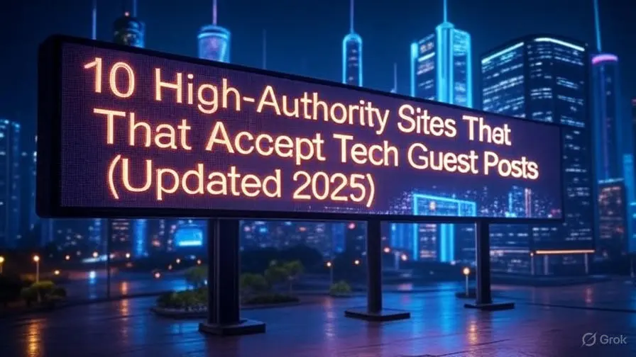 10 High-Authority Sites That Accept Tech Guest Post (Updated 2025)