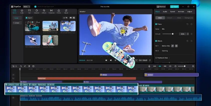 Create Faceless Reels in CapCut PC Using an AI Avatar Voiceover Paired with Kinetic Captions
