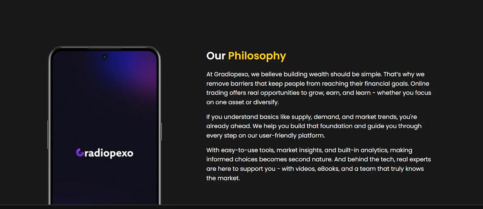 Gradiopexo.com Review Learning Made Simple for Real Traders