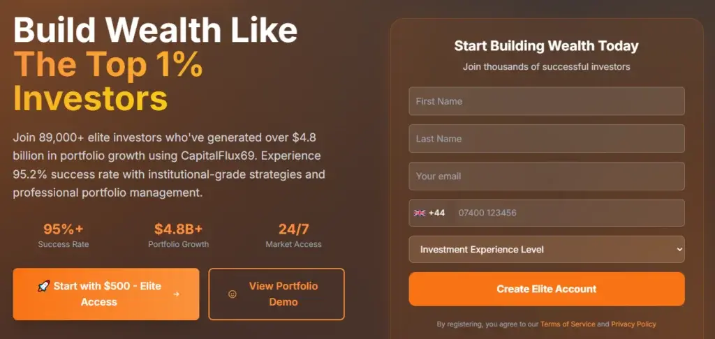 CapitalFlux69.com Review Advanced Portfolio Management and High-Performance Strategies